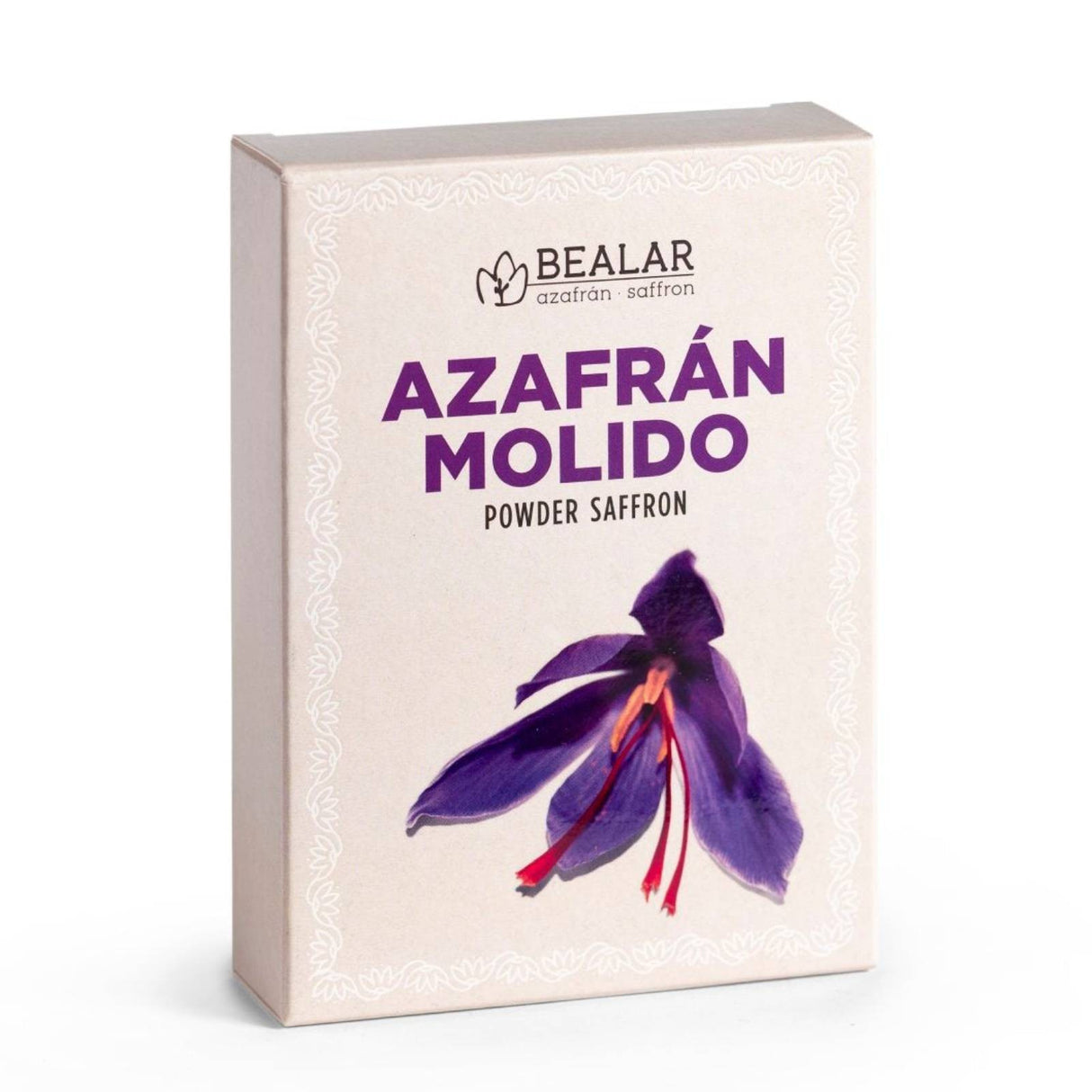 Ground Saffron Powder - Azafran Molido. Bealar, 1g