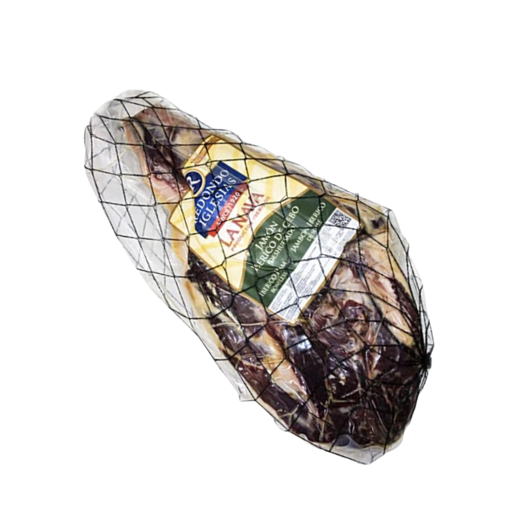 Iberian Grain+Grass Fed Ham Boneless 36m - Jamon Iberico Cebo Campo sin Hueso 36m. La Nava