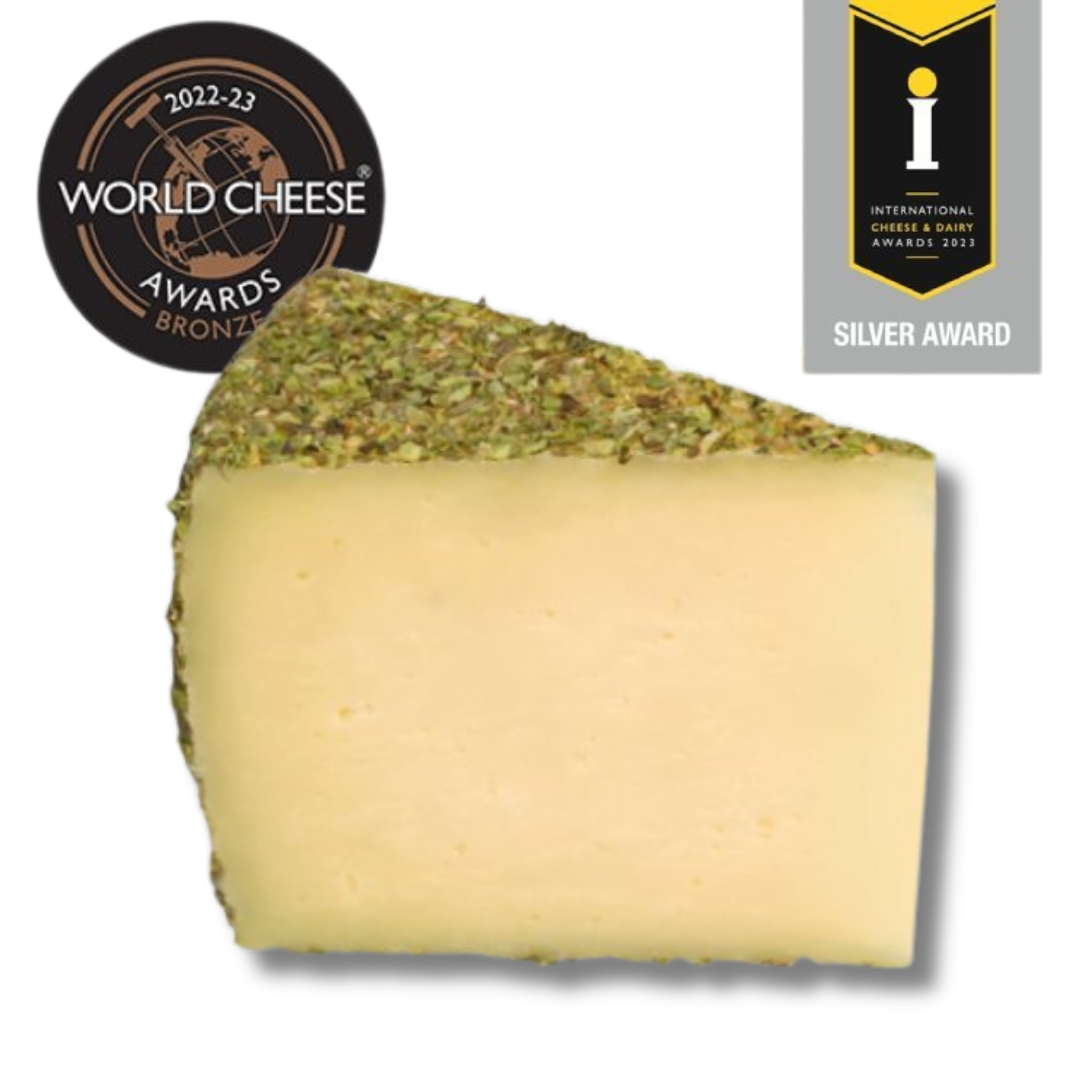 Sheep Milk Cheese covered with Honey and Oregano - Queso Oveja Miel Oregano. Vega Mancha, 250g