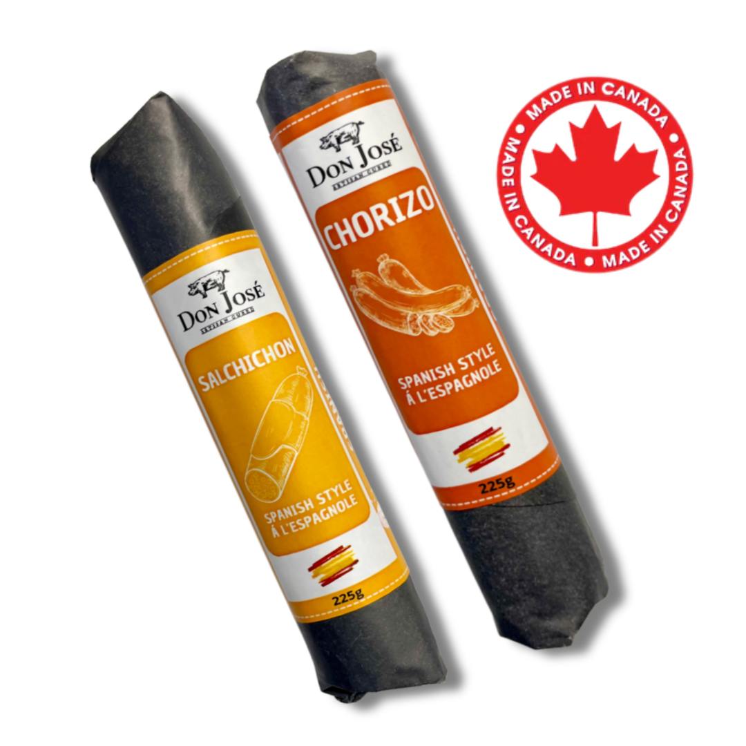 Salchichon Stick + Chorizo Stick. Don Jose