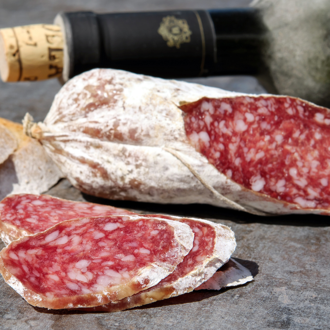 Acorn-fed Iberian Salchichon - Salchichón Ibérico Bellota - Señorio Montanera, Block 1kg