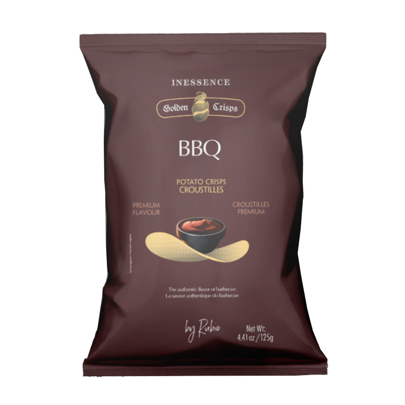 Potato Chips BBQ - Patatas Fritas de Barbacoa. Inessence, 125g - Solfarmers