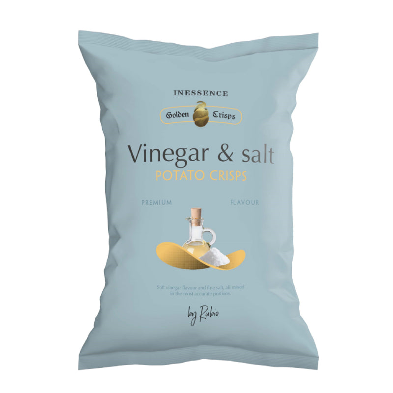 Potato Chips Vinegar and Salt - Patatas Fritas de Vinagre y Sal. Inessence, 125g - Solfarmers