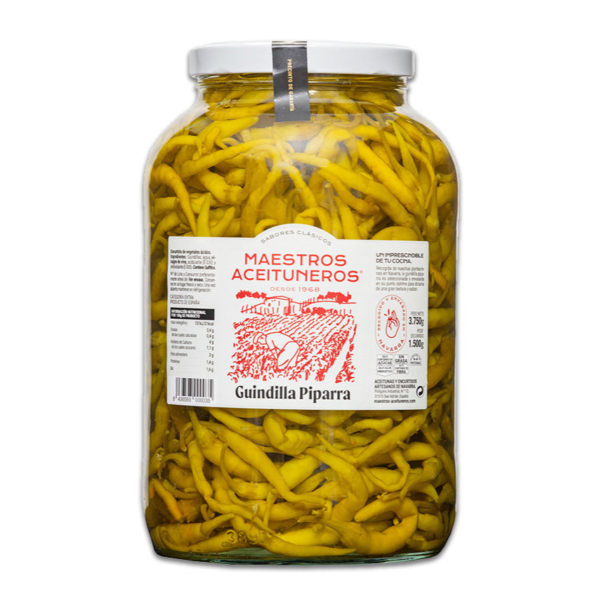 Green Peppers - Guindilla Piparra. Maestros Aceituneros, 3.75 kg - Solfarmers