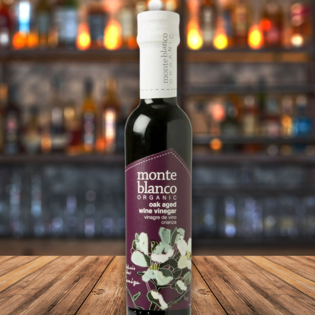 Organic Oak Aged Wine Vinegar Crianza - Monte Blanco, 250 mL