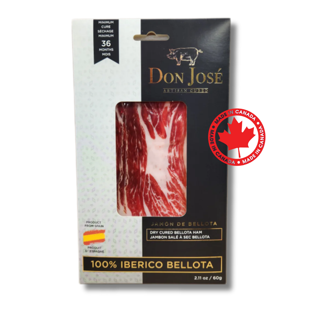 Iberian Acorn Fed Ham - Jamon Iberico de Bellota. Don Jose, sliced 60g - Solfarmers