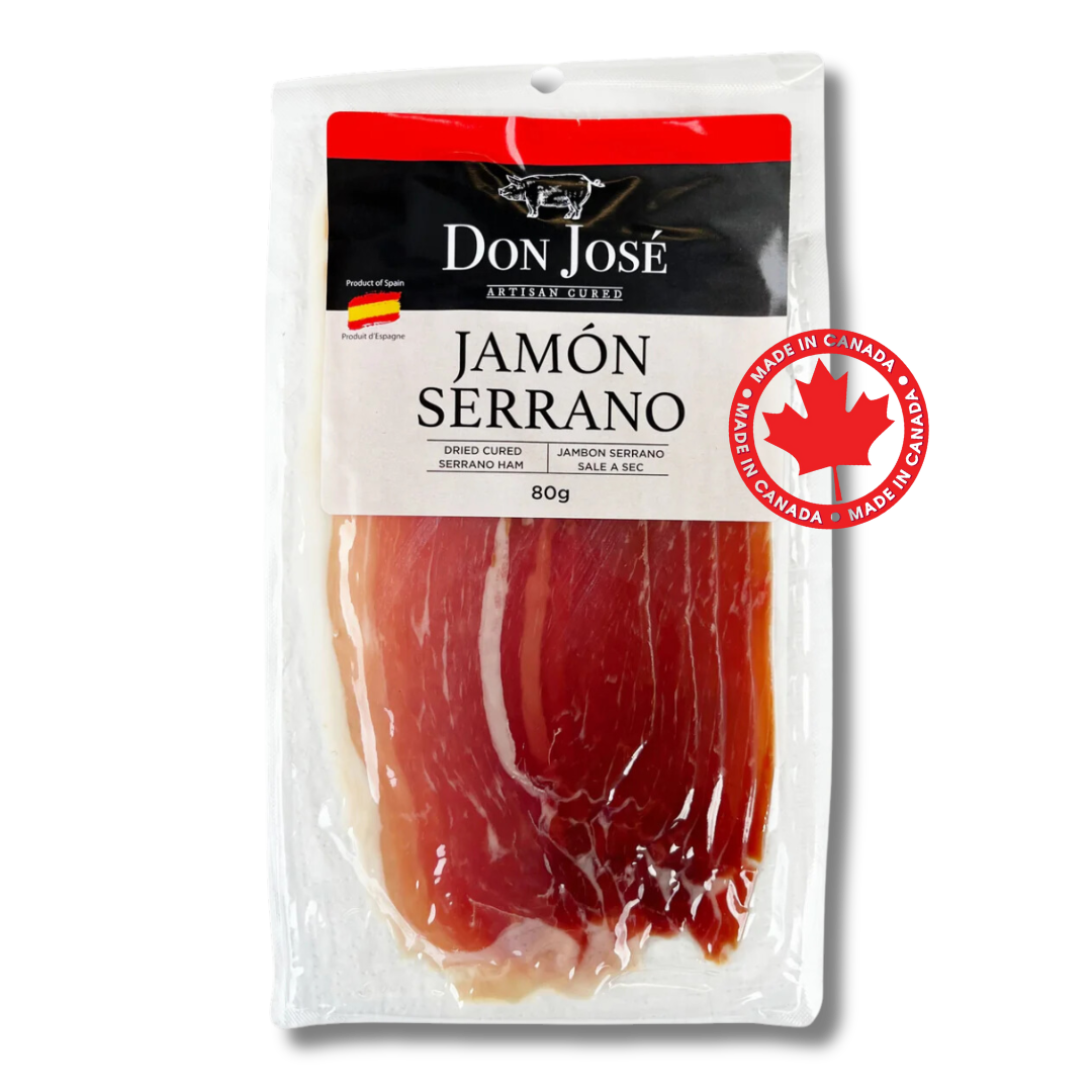 Serrano Ham - Jamon Serrano. Don Jose, Sliced 80g - Solfarmers