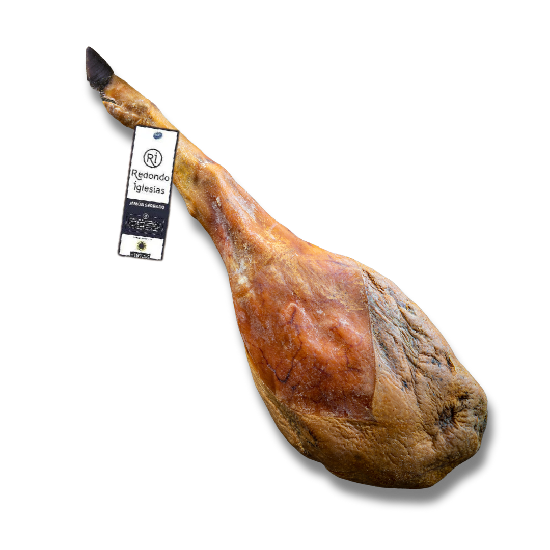 Serrano Ham Gran Reserva +18m Bone In - Jamon Serrano Gran Reserva +18m. Redondo Iglesias