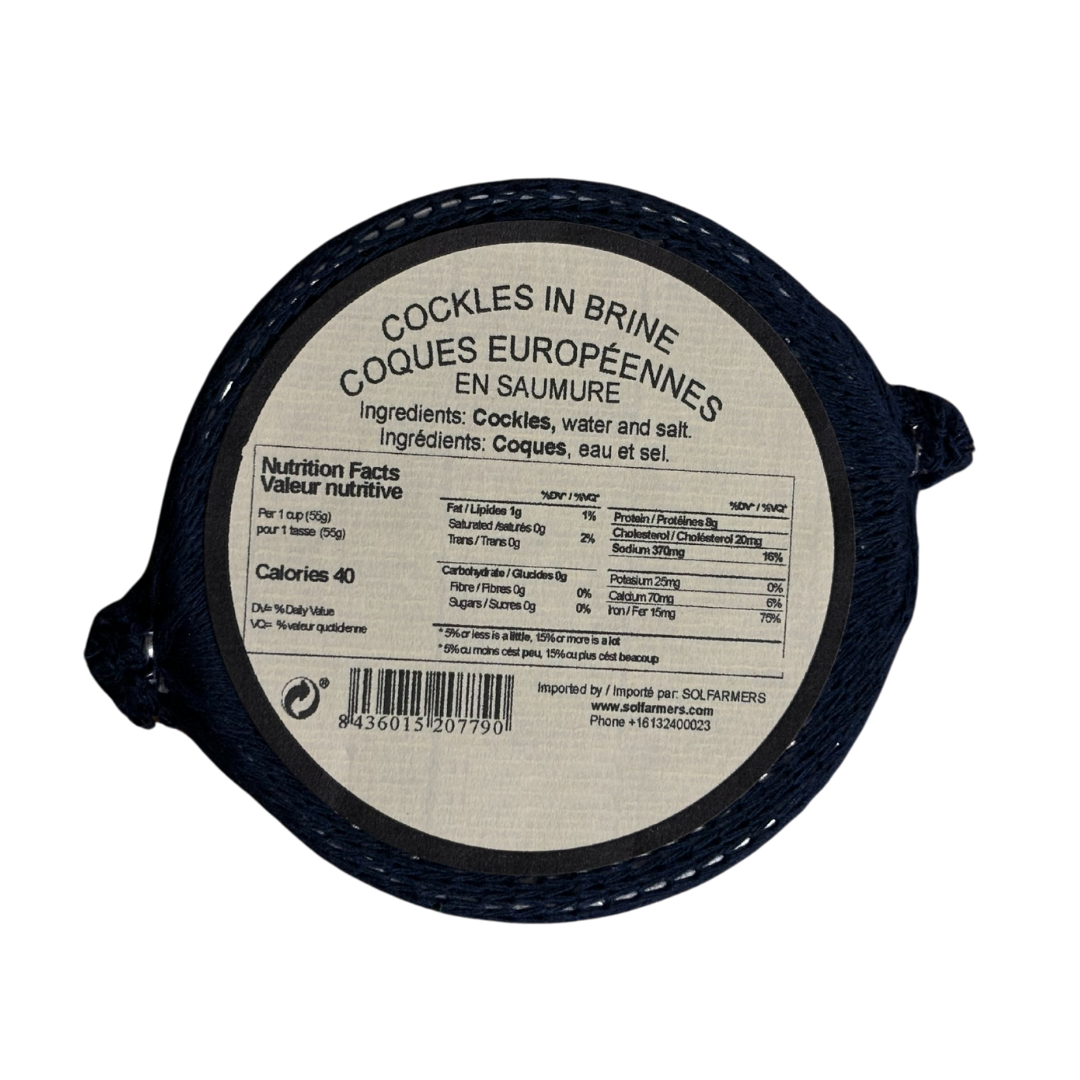 Gourmet Heart Cockles in Brine ROUND CAN - Berberechos Gourmet. Conservas de Cambados