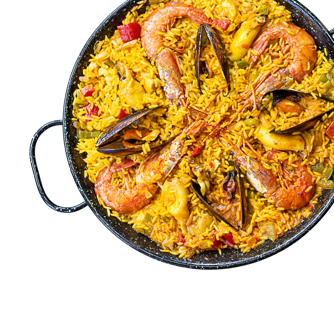 Enameled Paella Pan. La Estrella, 20cm to 50cm