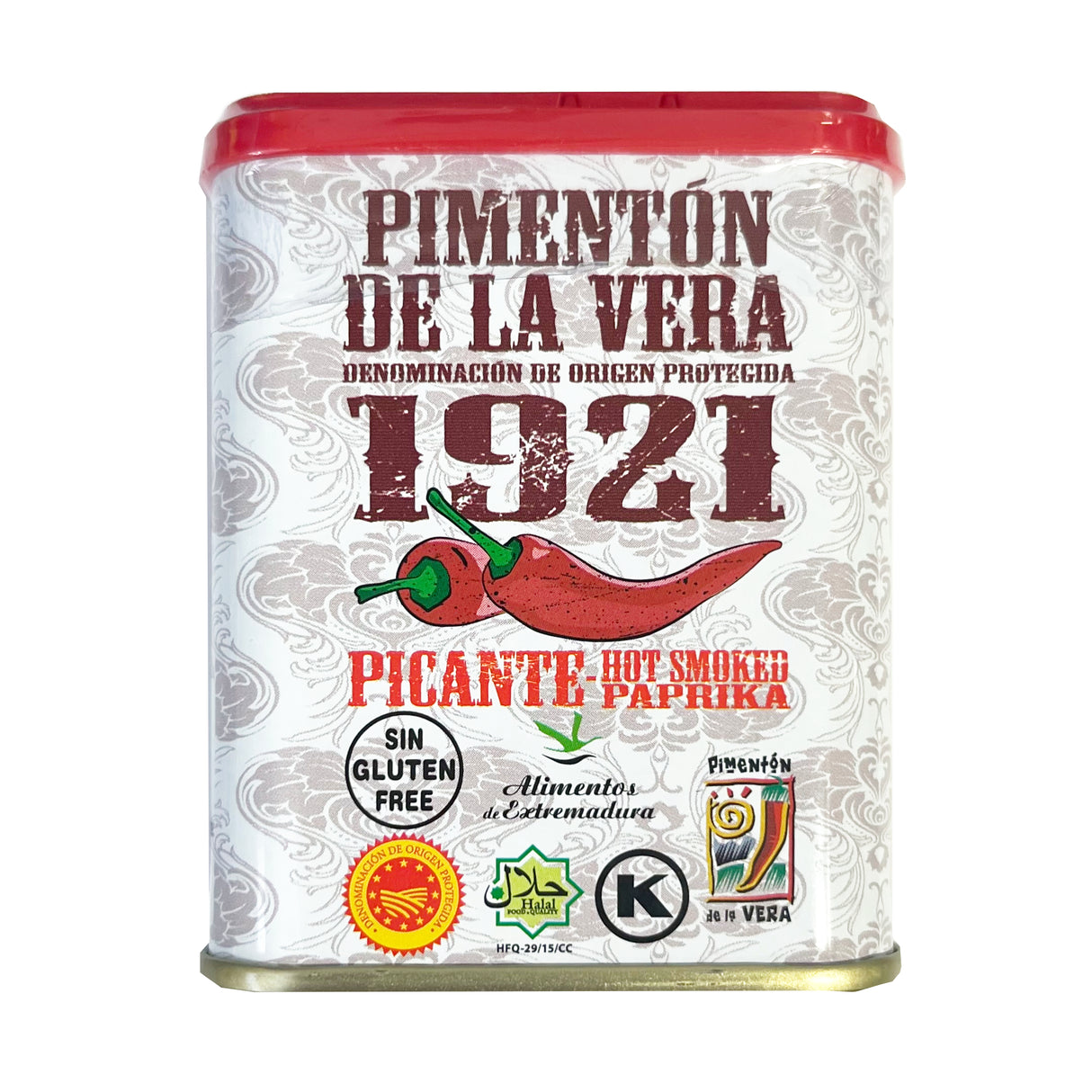 Smoked Hot Paprika from La Vera - Pimenton De La Vera Picante. 1921, 75g - Solfarmers