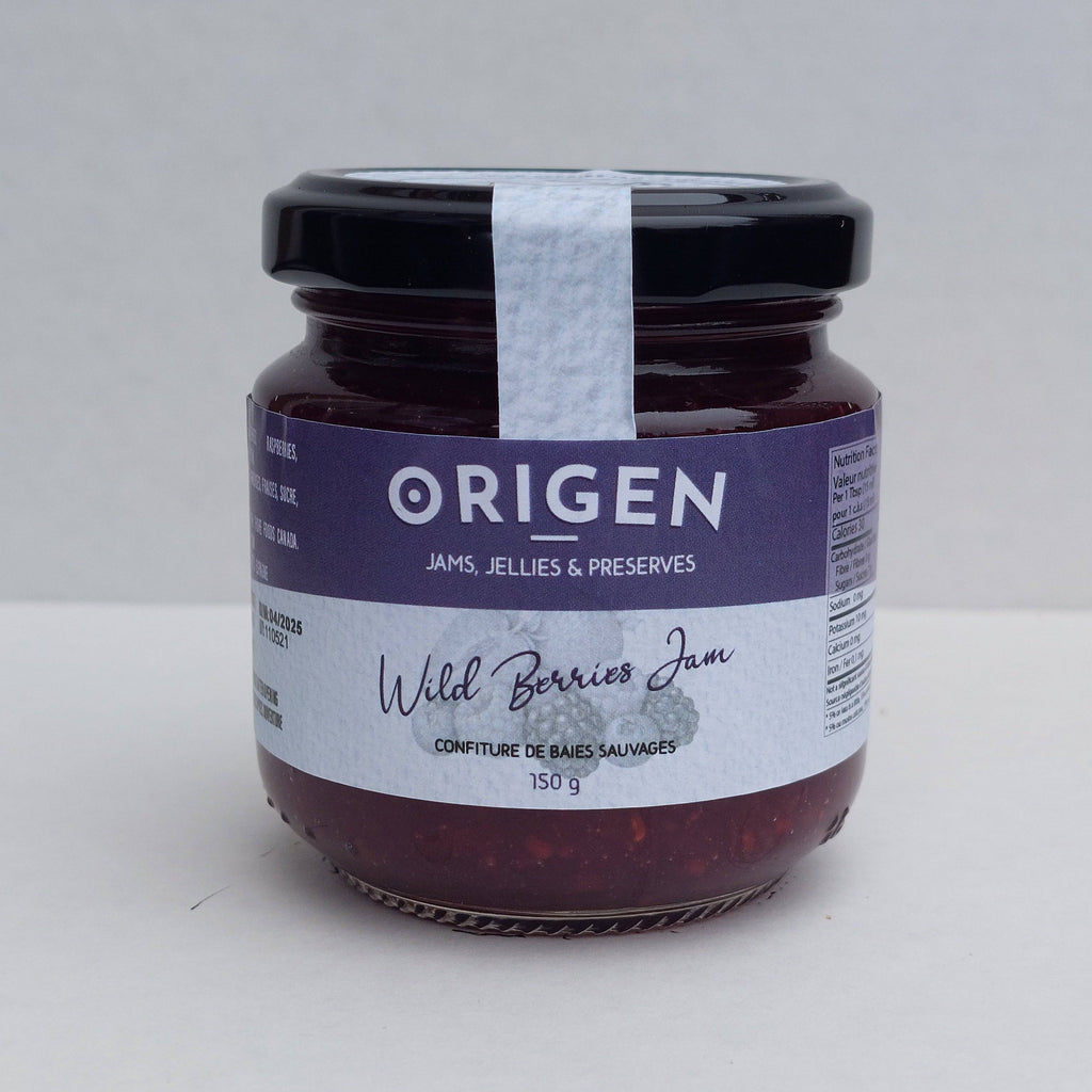 Origen wild berries jam, 150g - Solfarmers