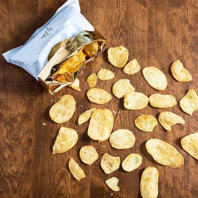 Inessence potato chips black truffle - Solfarmers