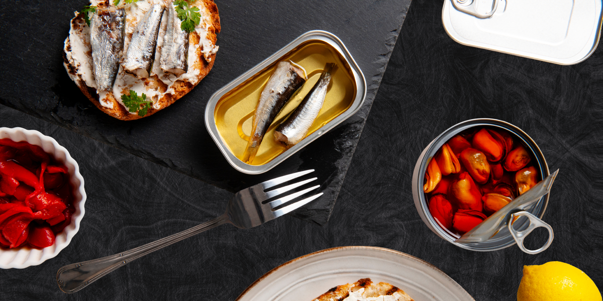 conservas, Spanish tinned fish, tinned fish trend Canada, buy Spanish conservas online, gourmet tinned seafood