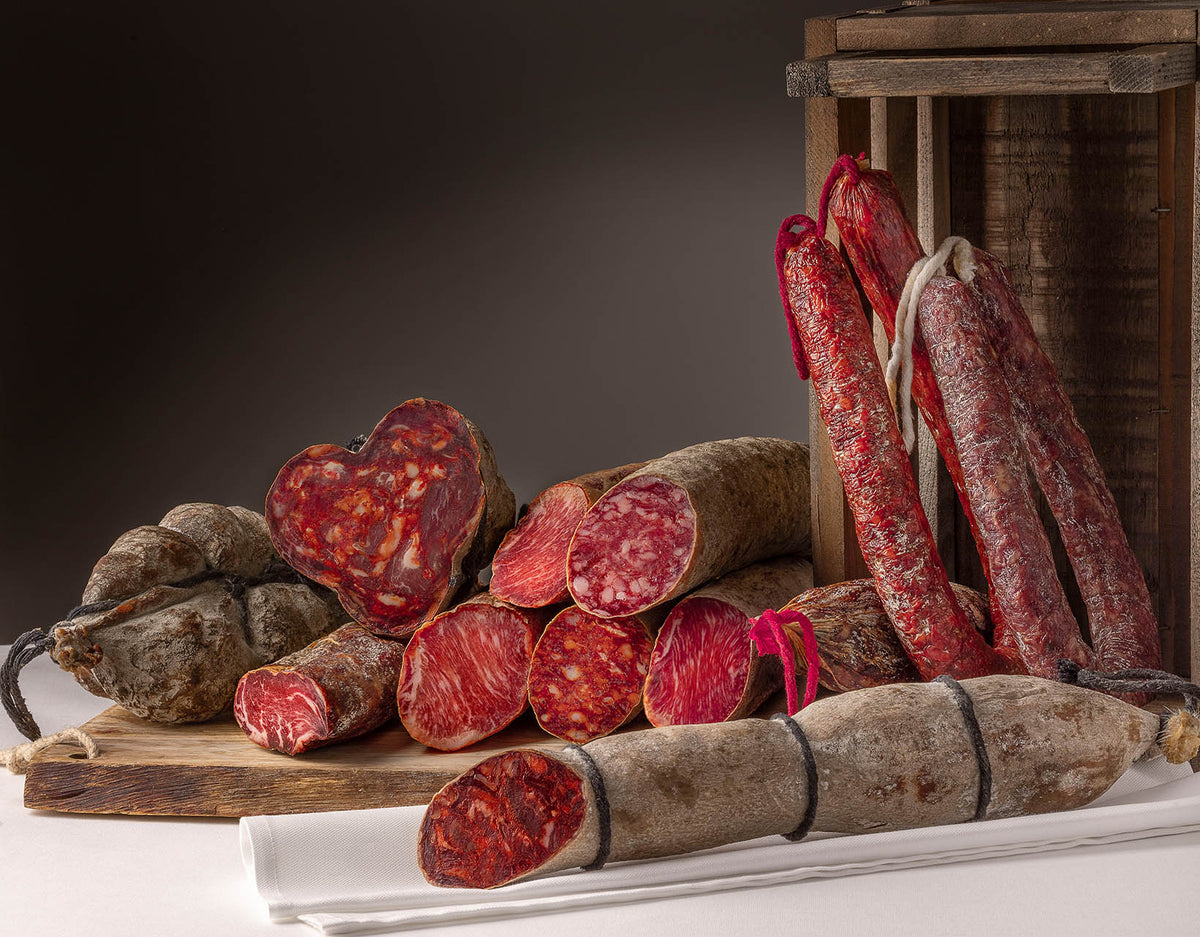 Chorizo, Salchichon & Loin BLOCK 1kg