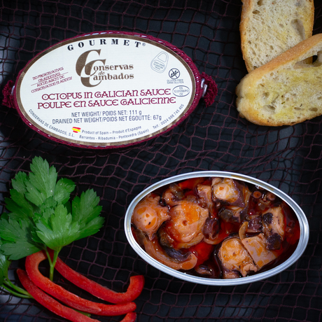 Spanish canned and jarred seafood curated gourmet selection