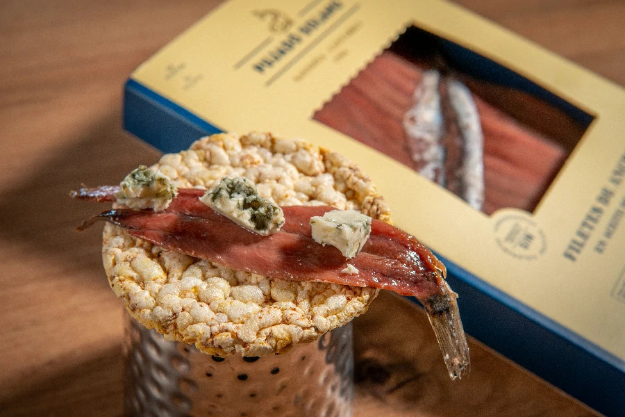 Cantabrian Anchovy in Sunflower Oil - Anchoa Cantabrica en Aceite. Pujado Solano, 375g