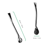 Nickel Silver Wide Straw for Mate - Bombilla Ancha de Alpaca para Yerba Mate