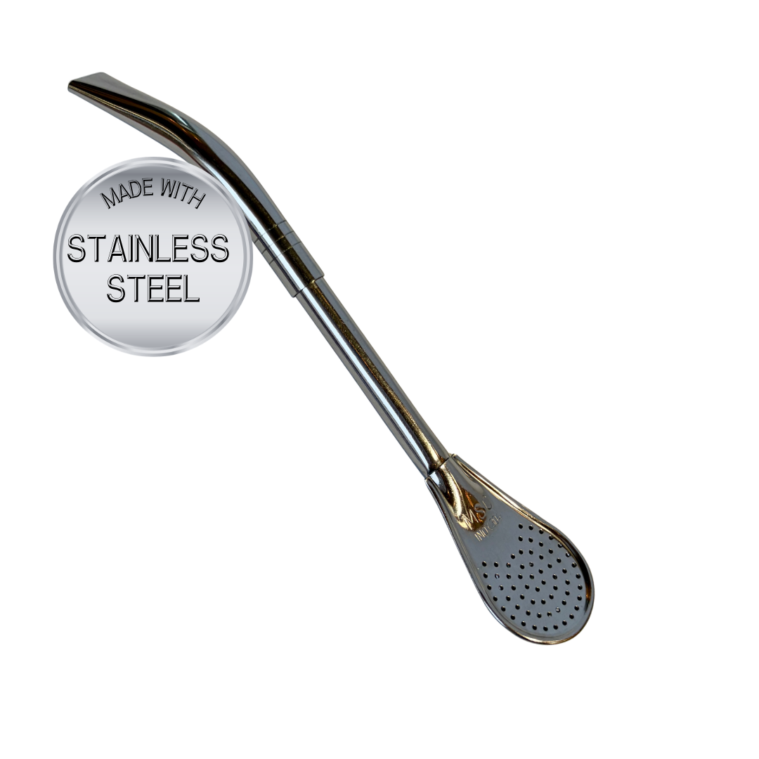 Pico de Loro Stainless Steel Straw - Bombilla de Acero Inoxidable para Yerba Mate