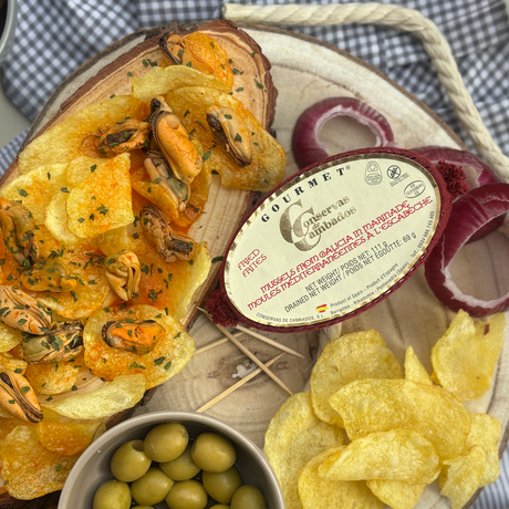 Moules Gourmandes en Marinade "Mejillones en Escabèche". Conservatoires de Cambados