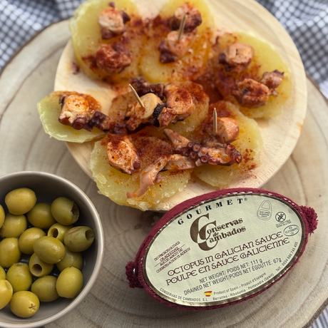 Poulpe Gourmand à la Sauce Galicienne "Pulpo en Salsa Gallega" Conservas de Cambados