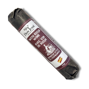 Spanish Dry Sausage with Rioja Wine - Salchichon con Vino Rioja. Don Jose, Stick 225g - Solfarmers