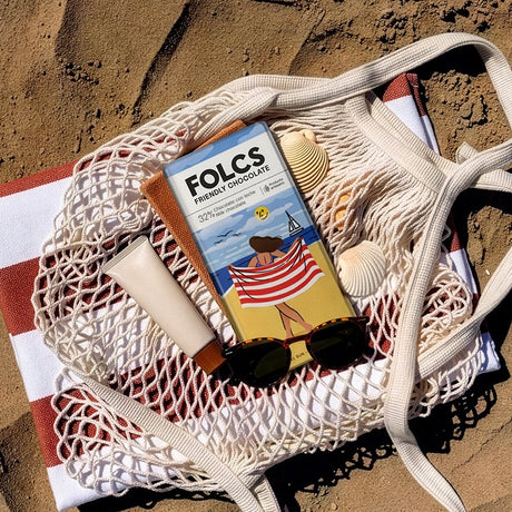 Costa del Sun 32% Milk Chocolate - Chocolate con Leche. Folcs, 80g