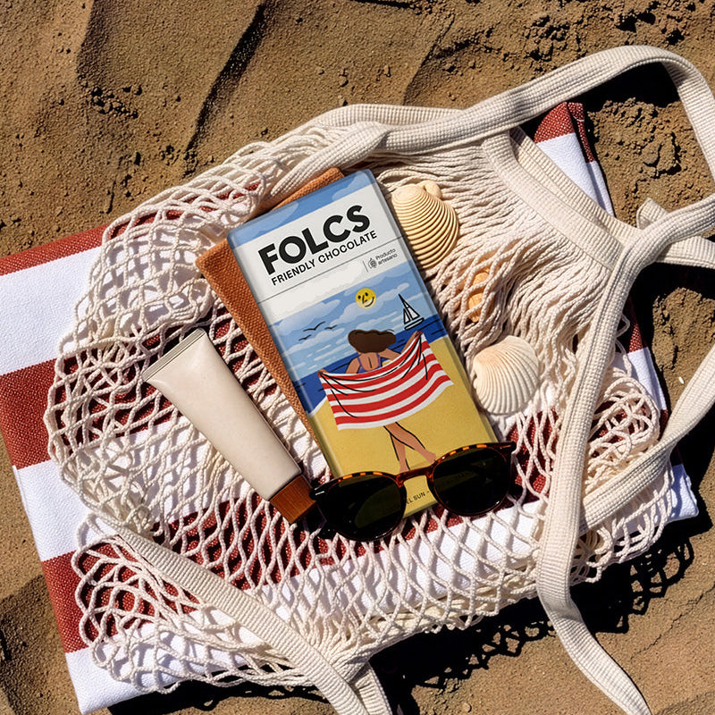 Costa del Sun 32% Milk Chocolate - Chocolate con Leche. Folcs, 80g