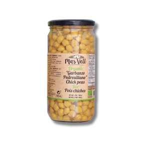 Mas Vell organic chickpeas Pedrosillano in brine, 700 g - Solfarmers
