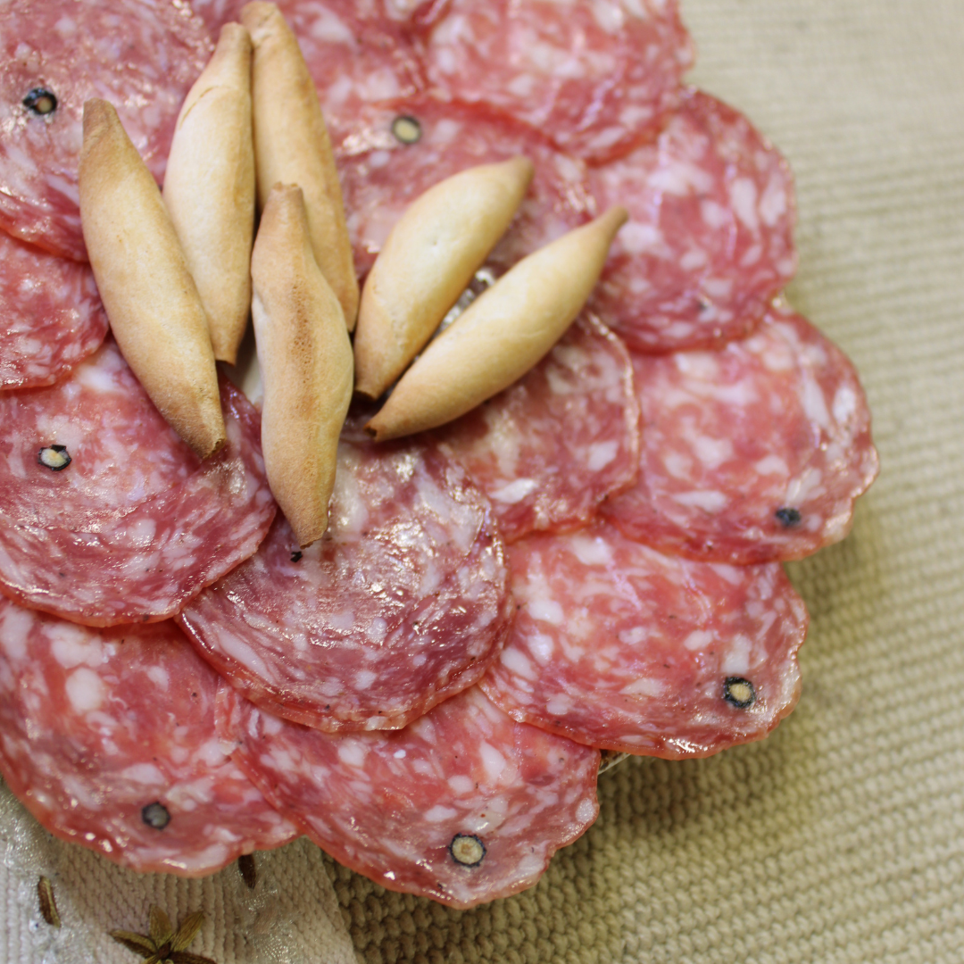 Iberian Dry Sausage Sliced - Salchichon Iberico lonchas. Redondo Iglesias, 80g