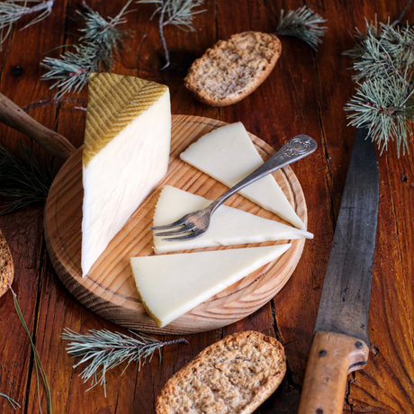 Sheep Smoked Cheese Cured 5-6 months - Queso Ahumado Oveja Curado. Vega Mancha, 300g