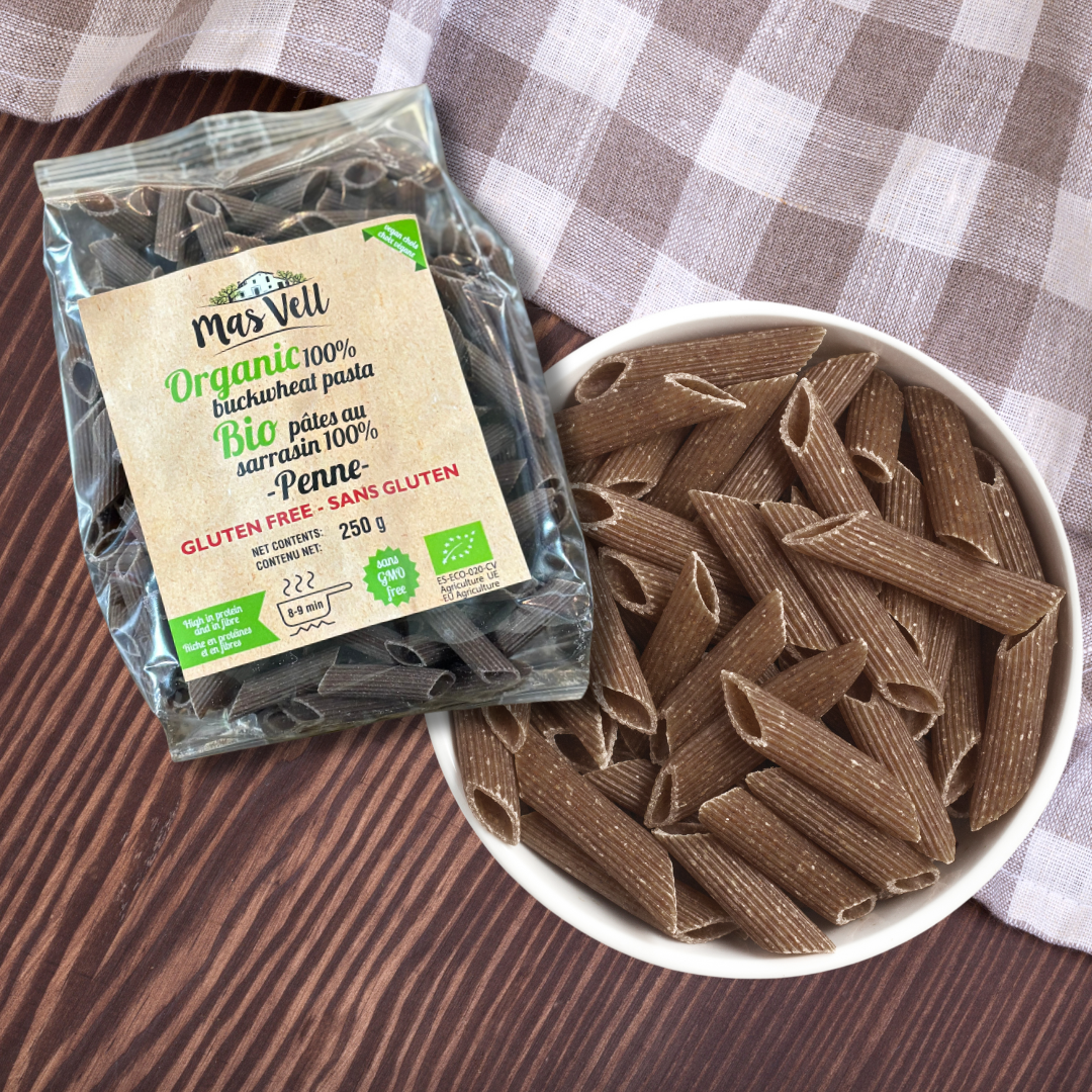 Pâtes Penne Bio au Sarrasin - MasVell, 250g