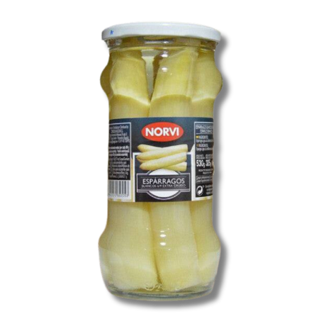 Norvi White Asparagus 6-9 units, 530gr - Solfarmers