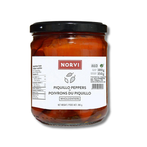 Whole Piquillo Peppers Norvi, 380g - Solfarmers