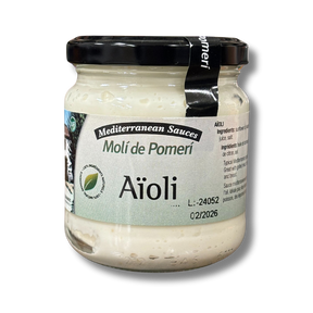 Mediterranean Aioli Black Garlic sauce 185g - Solfarmers