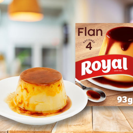 Flan Mix with Caramel. Flan con Caramelo. Royal, 93g