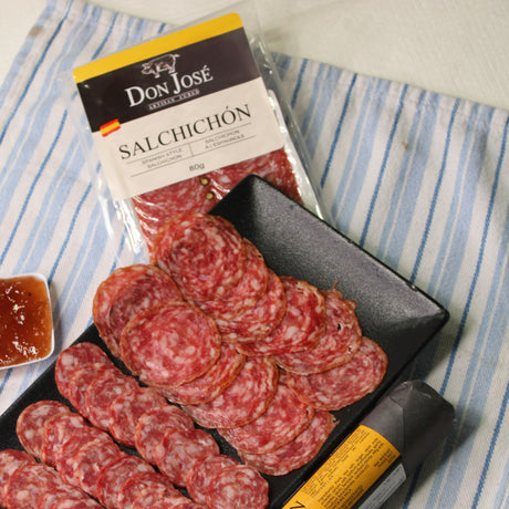 Dry Sausage Sliced - Salchichon en lonchas. Don Jose, 80g - Solfarmers