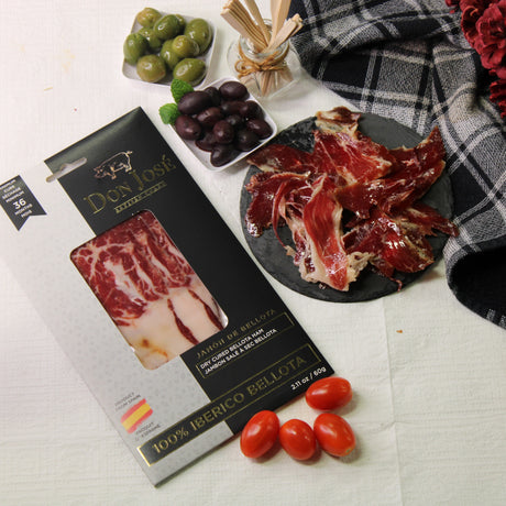 DON JOSÉ Iberian Bellota Ham - Jamón Ibérico Bellota, sliced 60g - Solfarmers