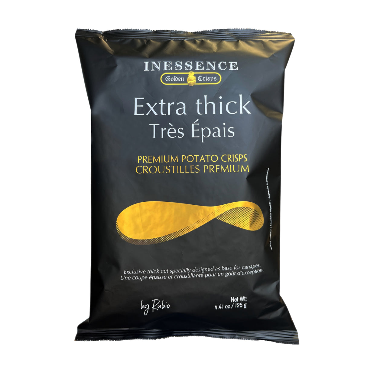 Potato Chips Thick Cut  - Patatas Fritas Extra Gruesas. Inessence, 125g - Solfarmers