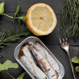 Sardines in Olive Oil w/ Lemon - Sardinas en Aceite de Oliva c/ Limón. Konserva, 120 g