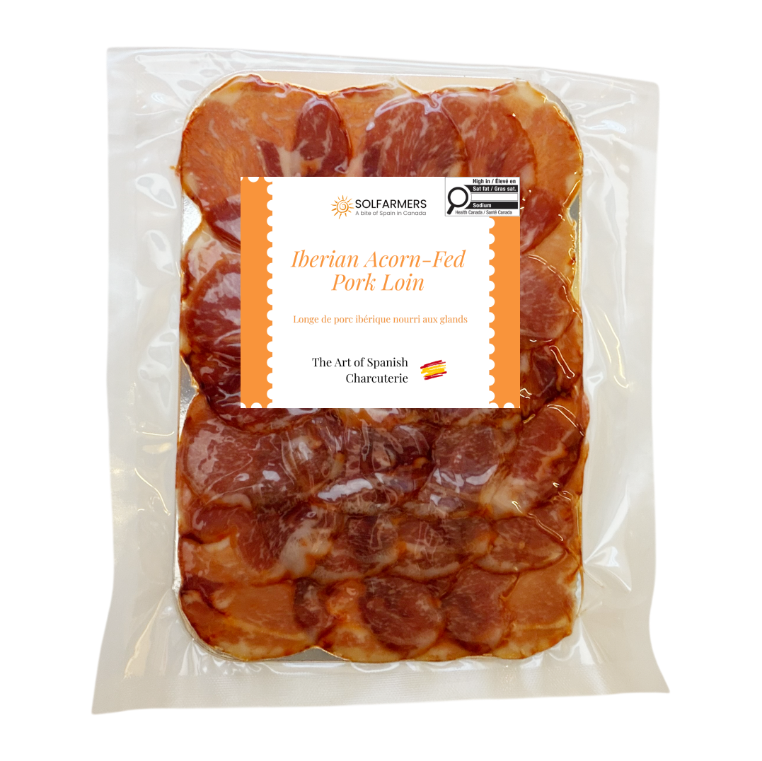 Iberian Acorn-Fed Pork Loin - Lomo Ibérico Bellota. 80 g
