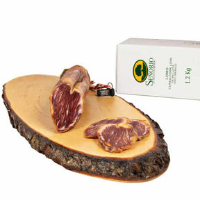 Iberian Acorn-Fed Pork Loin - Lomo Iberico Bellota. Senorio Montanera, Block 1kg - Solfarmers
