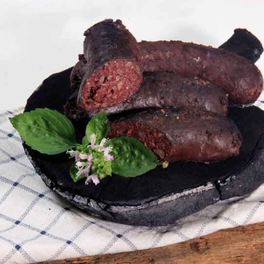 Iberian Acorn-Fed Black Pudding "Morcilla Ibérica de Bellota". Señorio de Montanera. (300gr) - Solfarmers