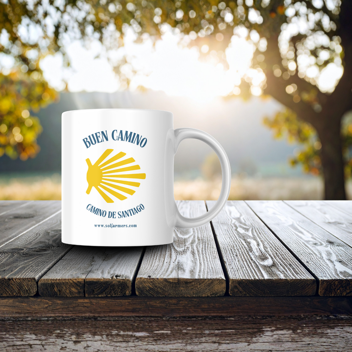 Camino de Santiago Ceramic Mug - A Journey in Every Sip. 11oz