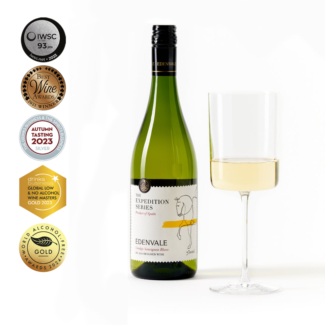 Spanish Verdejo Sauvignon Blanc Non-Alcoholic White Wine, 750 ml