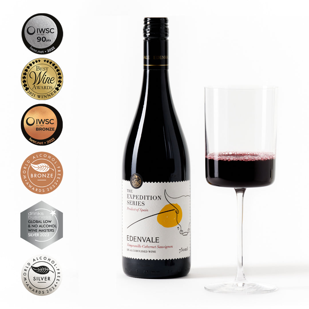 Tempranillo Cabernet Sauvignon Non-Alcoholic Red Wine, 750 ml