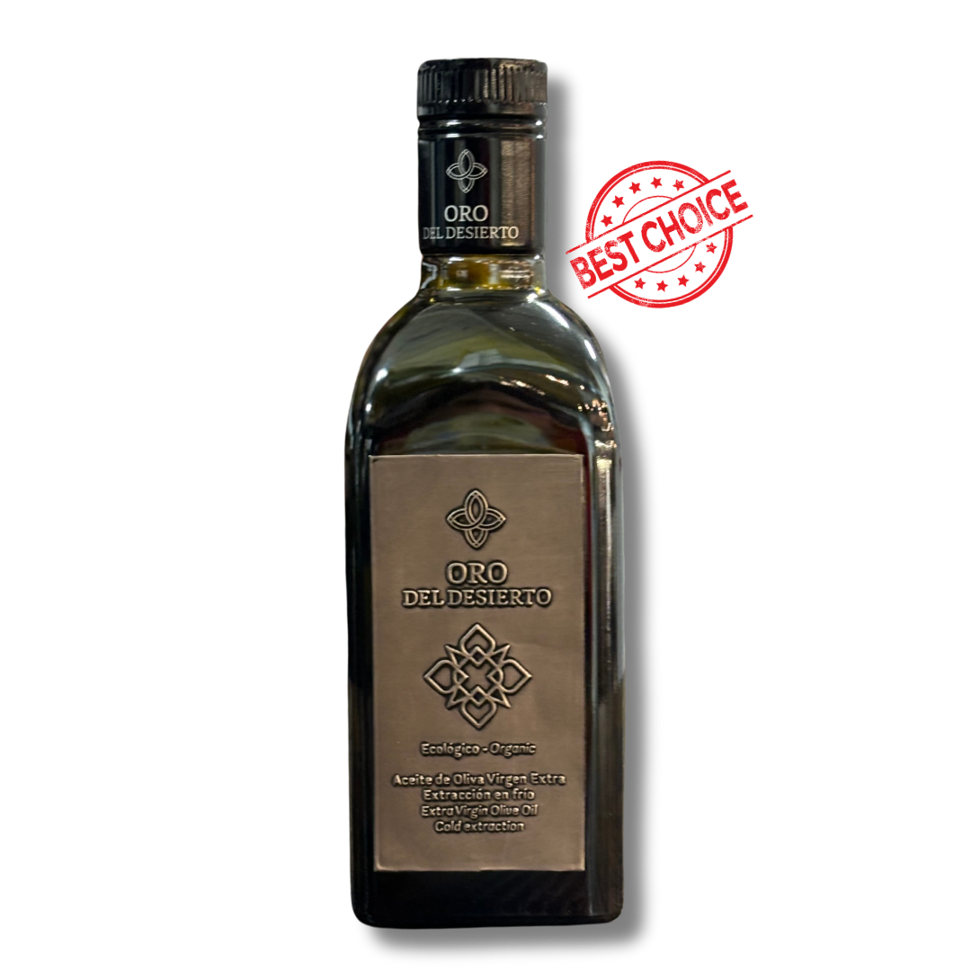 Organic Oro del Desierto coupage (hojiblanca, picual and arbequina), 500mL - Solfarmers