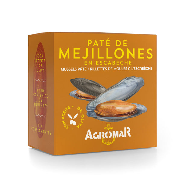 Mussels Pate - Paté de Mejillones. Agromar, 100 g