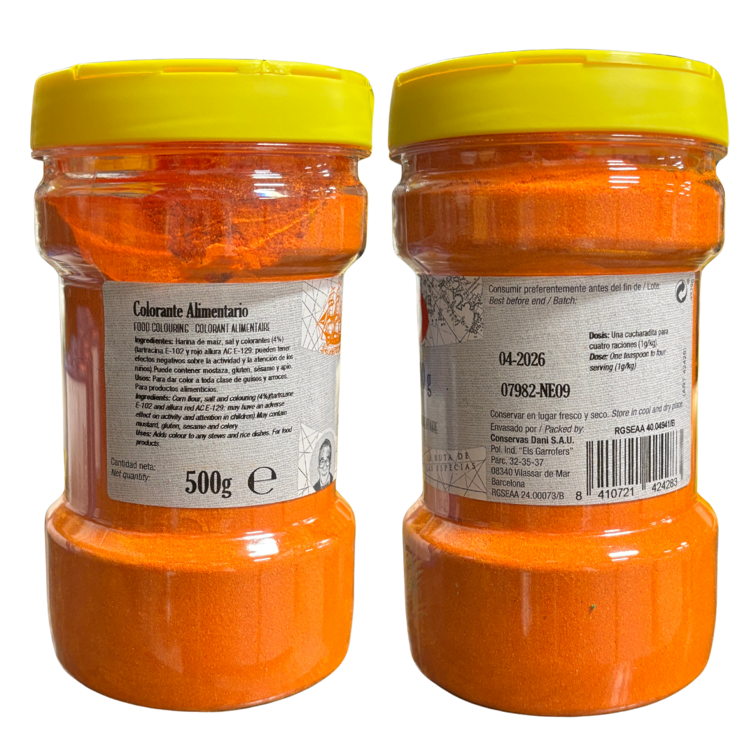 Food coloring for Paella Rice Dani 500g - Solfarmers