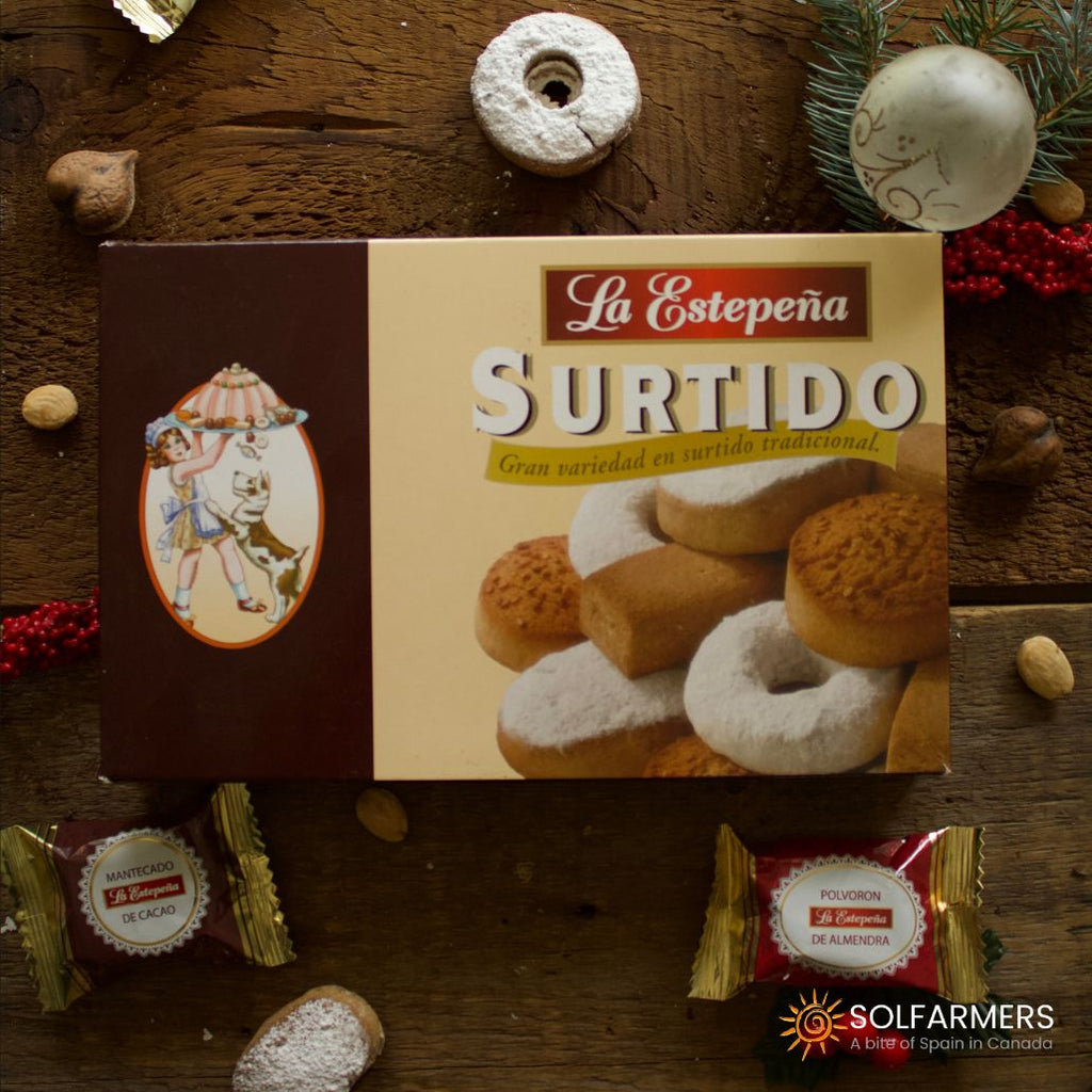 La Estepeña surtido tradicional / traditional assorted almond cookies, 300g - Solfarmers